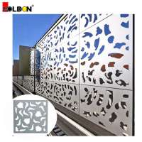 3.0mm Decorative laser cut aluminum perforated metal screen panels